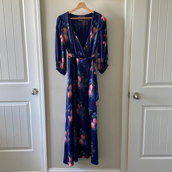 Anthropologie Made In Kind Peter Som GORGEOUS SILK dress - Picture 5 of 14